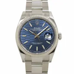 ROLEX DATEJUST 126234 SERIAL RANDOM 750 WG AUTOMATIC BLUE DIAL MENS 90265720