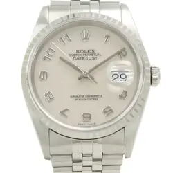 USED ROLEX DATEJUST 16220 CASE SIZE 36MM BAND SIZE 19CM MEN'S WATCH #421618