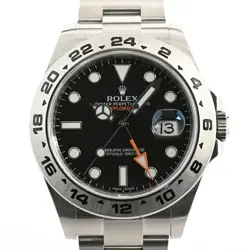 USED ROLEX EXPLORER 2 216570 BLACK CASE SIZE 42MM MEN'S WATCH #422218