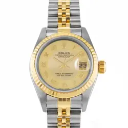 ROLEX DATEJUST 26 79173 MOTHER OF PEARL STEEL YELLOW GOLD JUBILEE LADIES WATCH