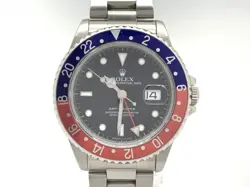 USED ROLEX GMT MASTER 16700 BLACK CASE SIZE 40.0MM MEN'S WATCH #411918