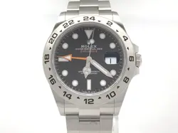 USED ROLEX EXPLORER II 226570 BLACK CASE SIZE 42.0MM MEN'S WATCH #422718