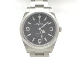 USED ROLEX EXPLORER I 214270 BLACK CASE SIZE 39.0 MM MEN'S WATCH #424118