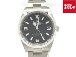 USED ROLEX EXPLORER I 124270 BLACK CASE SIZE 36.0 MM MEN'S WATCH #421718