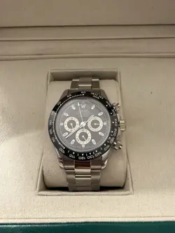 ROLEX DAYTONA BLACK DIAL WHITE GOLD