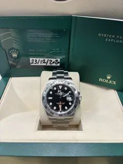 ROLEX OYSTER PERPETUAL EXPLORER II 216570 MENS WATCH BOX PAPERS