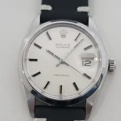 MENS ROLEX OYSTERDATE PRECISION REF 6694 34MM MANUAL WIND 1960S VINTAGE RA503B