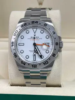 ROLEX EXPLORER II 42MM POLAR 216570 2019 + WARRANTY