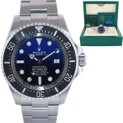 2023 NEW PAPERS ROLEX SEA-DWELLER DEEPSEA JAMES CAMERON BLUE 126660 44MM WATCH