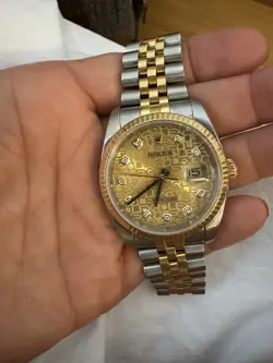 2TONE YELLOWGOLD ANIVERSARYDIAL