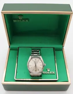ROLEX AIR KING 5500 34MM VINTAGE PRECISION STEEL AUTOMATIC MEN'S WATCH 1977