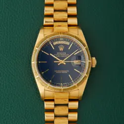 GOLD BRACELET BLUE