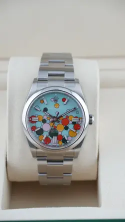NEW 2025 ROLEX OYSTER PERPETUAL 36MM 126000 CELEBRATION DIAL