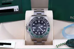 ROLEX 1 OWNER GMT-MASTER II SPRITE/LEFTY OYSTER BOX/PAPERS/CARD 126720VTNR 2023