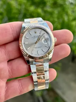 2021 ROLEX DATEJUST 126331 SILVER DIAL 41MM W/ BOX & PAPERS