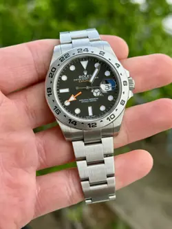 ROLEX EXPLORER II 216570 BLACK 42MM - NO BOX NO PAPERS