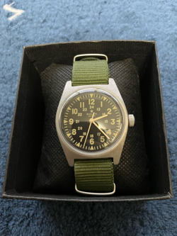 ROLEX MILITARY VINTAGE WATCH BLACK DIAL HAND-ROLLED VIETNAM WAR WORKING ANTIQUE