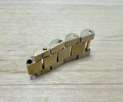 ROLEX Day Date 18248 18078 Solid K18 750 Gold Bark Finish 4 Extra links