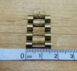 ROLEX Day Date 18248 18078 Solid K18 750 Gold Bark Finish 4 Extra links