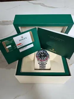 Rolex GMT-Master II Pepsi Steel 126710BLRO 40mm 2019 Box Papers