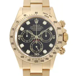 ROLEX COSMOGRAPH DAYTONA 8P DIAMOND 116528G Y NUMBER SECOND HAND MENS