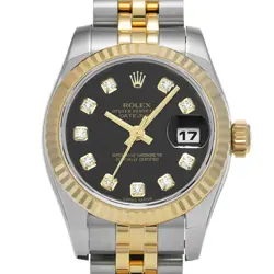 ROLEX DATEJUST 179173G RANDOM SERIAL LADIES WATCH FROM JAPAN G0419
