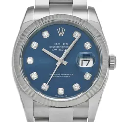 ROLEX DATEJUST 36 116234G D NUMBER (MANUFACTURED AROUND 2005) MEN'S WATCH G0419