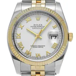 ROLEX DATEJUST 36 116233 V NUMBER (MANUFACTURED AROUND 2008) MEN'S WATCH G0419