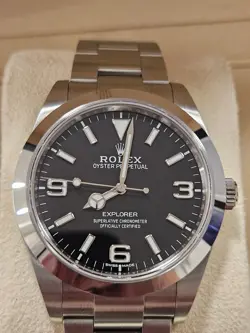ROLEX EXPLORER 214270 39MM 2020 NEW STYLE CARD FULL SET