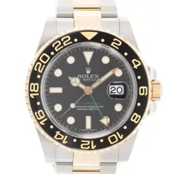 ROLEX GMT MASTER-II 116713LN WARRANTY 2009 BOX/PAPER SN/#V