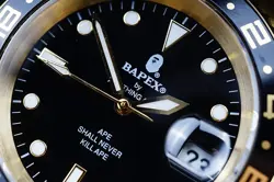 A BATHING APE Bapex T001 Series Rolex GMT Type 40mm Automatic Watch from japan
