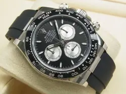 ROLEX DAYTONA 18KWG BRIGHT BLACK X STEEL 126519LN '24 PURCHASED MENS126519LN