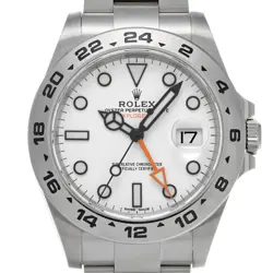 ROLEX EXPLORER II 216570 RANDOM SERIAL WHITE MEN'S WATCH FROM JAPAN G0420
