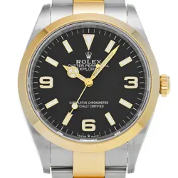 ROLEX EXPLORER 36 124273 BLACK MEN'S WATCH FROM JAPAN G0420