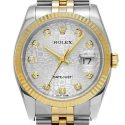 ROLEX DATEJUST 116233G F NUMBER (MANUFACTURED AROUND 2004) MEN'S WATCH G0420