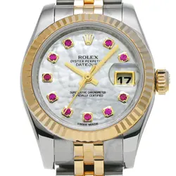 ROLEX DATEJUST 179173NGR RANDOM SERIAL LADIES WATCH FROM JAPAN G0420