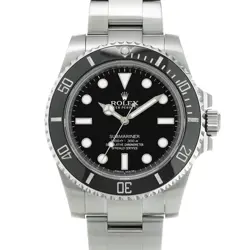 ROLEX SUBMARINER 114060 RANDOM SERIAL BLACK MEN'S WATCH FROM JAPAN G0420