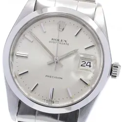 ROLEX 6694 OYSTER DATE PRECISION CAL.1225 HAND WOUND MEN 835627 USED