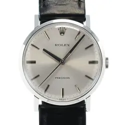 ROLEX PRECISION 34.11 MEN SILVER STAINLESS STEEL WATCH PRECISION SILVER SS U