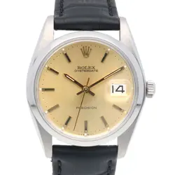 ROLEX OYSTER DATE WATCH ROLEX STAINLESS STEEL 6694 HAND WOUND MEN ROLEX USED