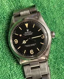 Rolex 1976 ref 1002 Explorer I conversion, exc. 26j auto Cert. Chronometer, nice