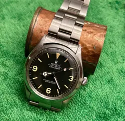 Rolex 1976 ref 1002 Explorer I conversion, exc. 26j auto Cert. Chronometer, nice