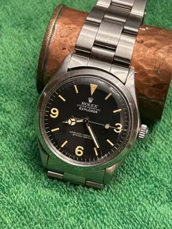 Rolex 1976 ref 1002 Explorer I conversion, exc. 26j auto Cert. Chronometer, nice