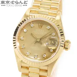 ROLEX DATEJUST GHOST DIAL 10P DIAMOND 69178G 95番 TO203297