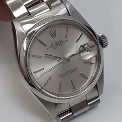 ROLEX DATE 34 MM STEEL OYSTER AUTOMATIC WATCH 1500 CIRCA 1978