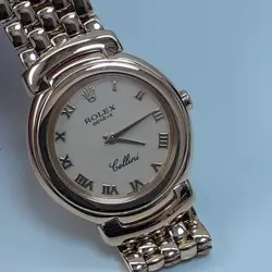 ROLEX CELLINI CLASSIC 26MM LADY 18K YELLOW GOLD QUARTZ WATCH 6621 E SERIES 1990