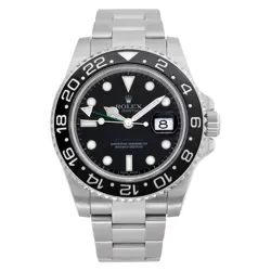 ROLEX GMT-MASTER II 116710 STAINLESS STEEL BLACK DIAL 40MM AUTOMATIC WATCH