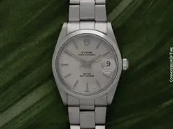 1991 Tudor (Rolex) Prince Oysterdate Vintage SS Mens Watch - Original Mint