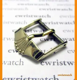 Genuine 50's Rolex Big Shovel Crown GP Buckle 16mm- Bubbleback, GMT, Moonphase