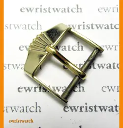 Genuine 50's Rolex Big Shovel Crown GP Buckle 16mm- Bubbleback, GMT, Moonphase